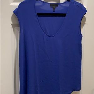 J Crew cap sleeve scoop neck top